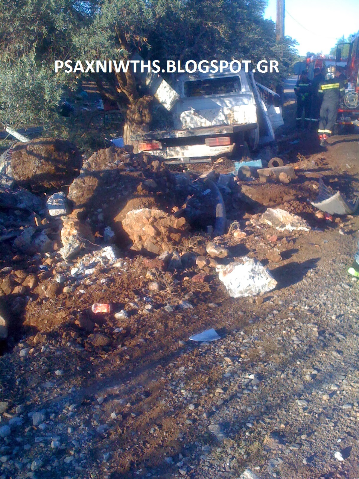 ΘΑΝΑΤΗΦΟΡΟ ΑΤΥΧΗΜΑ ΕΞΩ ΑΠΟ ΤΗΝ ΜΑΝΤΡΑ ΑΝΑΨΥΚΤΙΚΩΝ ΚΑΡΒΟΥΝΗΣ