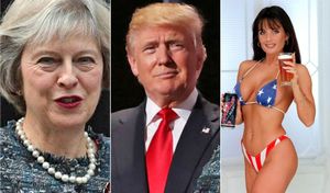 Το γραφείο Τύπου του Ντόναλντ Τραμπ μπέρδεψε την πρωθυπουργό της Βρετανίας με μια πορνοστάρ