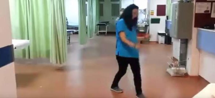 Τρικούβερτο γλέντι μέσα στα επείγοντα του νοσοκομείου Μυτιλήνης  (video)