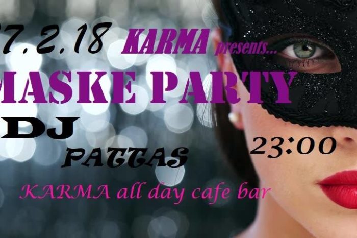Karma all day cafe bar: Μασκέ πάρτυ