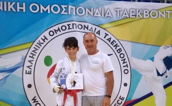 Χρυσό μετάλλιο για τον  Γιώργο Γιάννο από τα Ψαχνά στο Κύπελλο «Aκρόπολης»   !