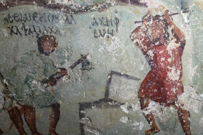 Ιορδανία: «Κόμικ» με... λεζάντες σε ελληνικά και αραμαϊκά ανακάλυψαν οι αρχαιολόγοι (pics & vid)