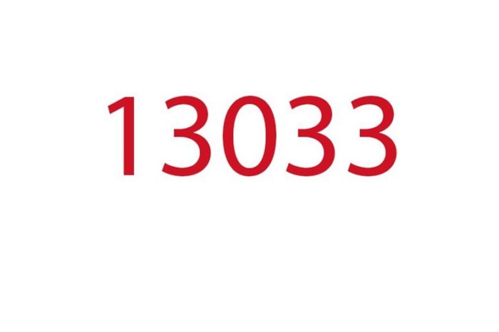 13033: Πάνω από ένα εκατομμύριο SMS σε λιγότερο από 24 ώρες