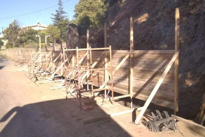 Στενή : Ξεκίνησαν οι εργασίες για την κατασκευή του τοιχίου