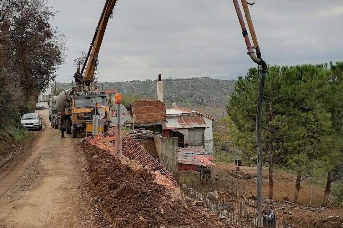 Κοντοδεσπότι: Συνεχίζονται τα έργα για την κατασκευή του τοιχείου