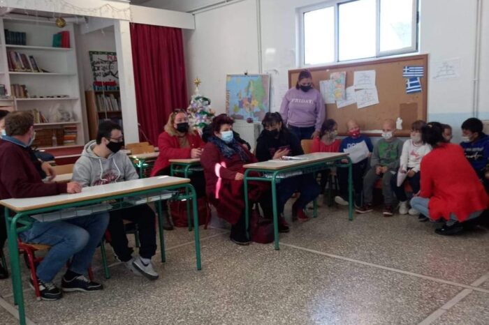 Το Δημοτικό σχολείο Βατώντα επισκέφθηκε η ομάδα δημιουργικής απασχόλησης του Δήμου Διρφύων Μεσσαπίων (φωτογραφίες)