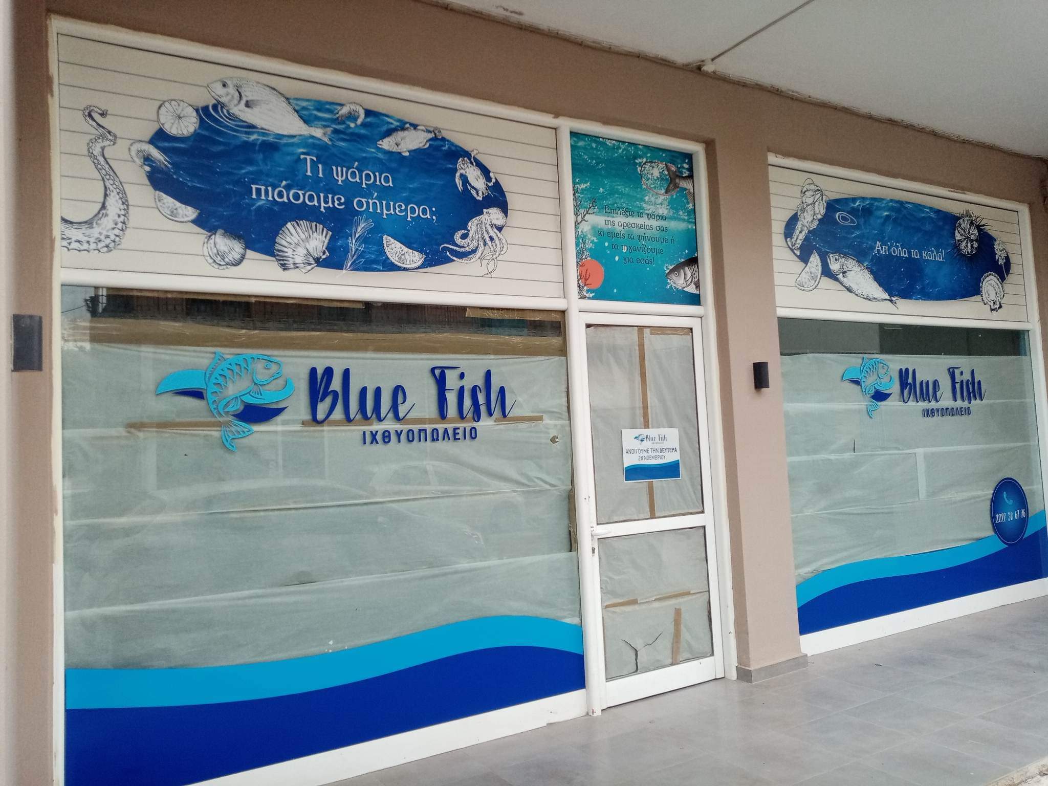 Ψαχνά:Ανοίγει την Δευτέρα το νέο ιχθυοπωλεϊο  “Blue fish" received 5675336255880539