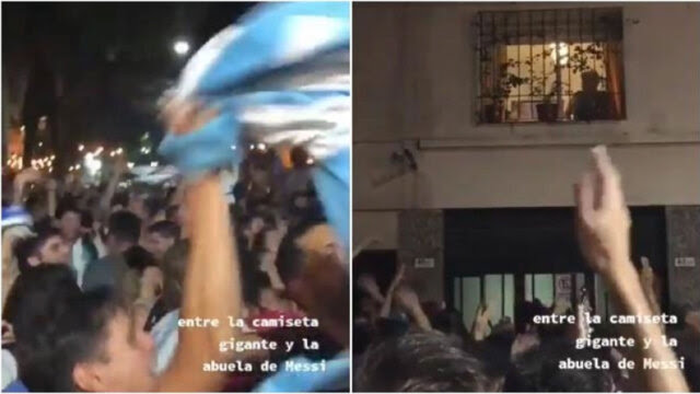 Μέσι: Εκατοντάδες Αργεντίνοι έξω από το σπίτι της γιαγιάς του (video)