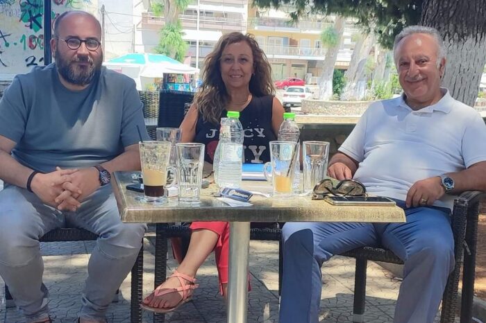Ο Νάσος Ρουσόδημος με τον Γιάννη Μπουροδήμο