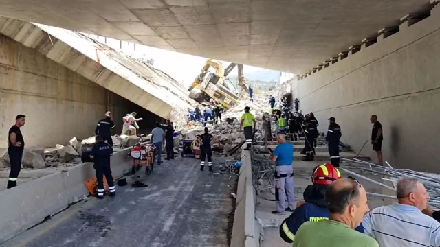 Πάτρα: Κατέρρευσε τμήμα γέφυρας στην Περιμετρική – Ένας νεκρός, πέντε τραυματίες και εγκλωβισμένοι - Δείτε βίντεο