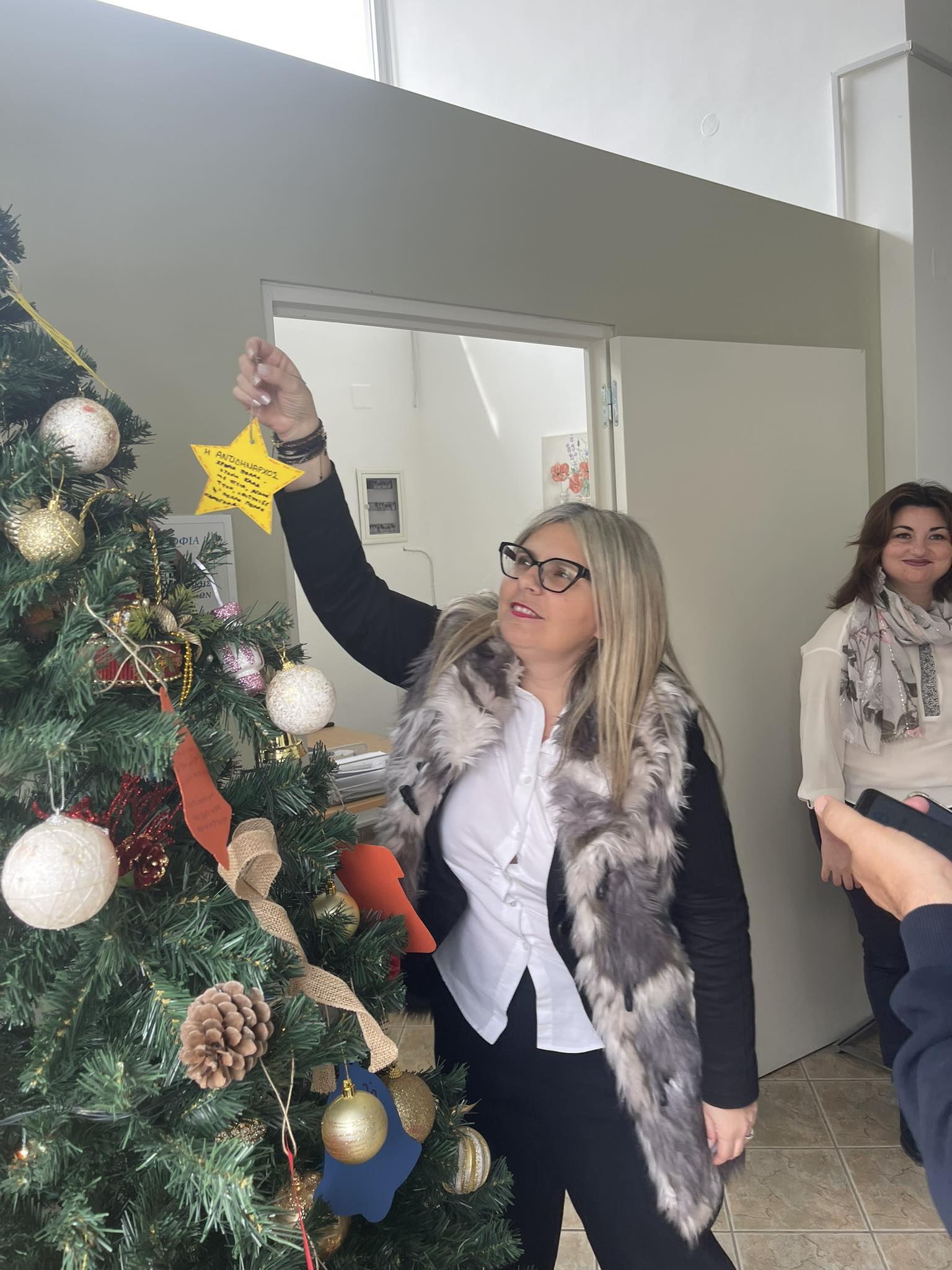 Ψαχνά:Στολίστηκε το Χριστουγεννιάτικο δένδρο στις κοινωνικές υπηρεσίες του Δήμου Διρφύων Μεσσαπίων 15