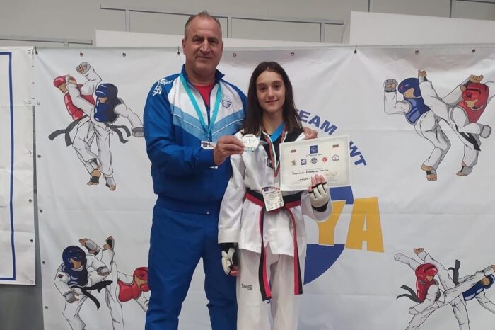Η  αθλήτρια Άρια Παπαδέδε από την Νεροτριβιά  κατέκτησε  χρυσό μετάλλιο σε Διεθνές πρωτάθλημα TAE KWON DO