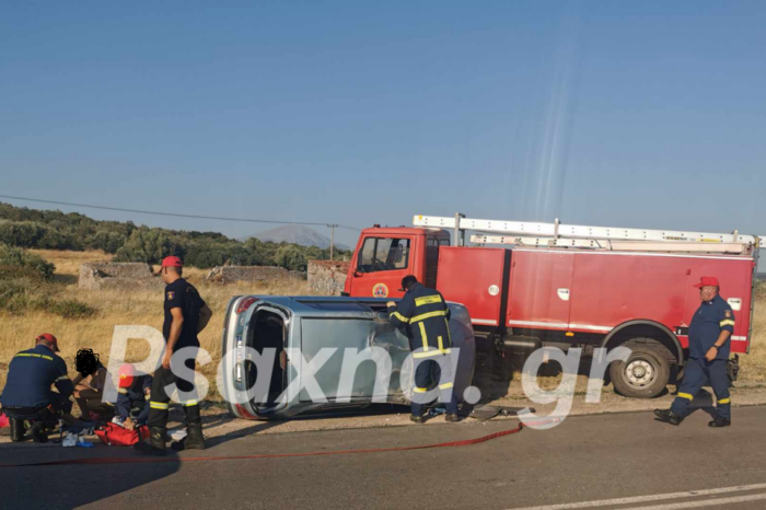 Τροχαίο ατύχημα στα Βρυσάκια