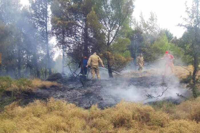 Φωτιές σε Άγιο και Στενή από κεραυνούς