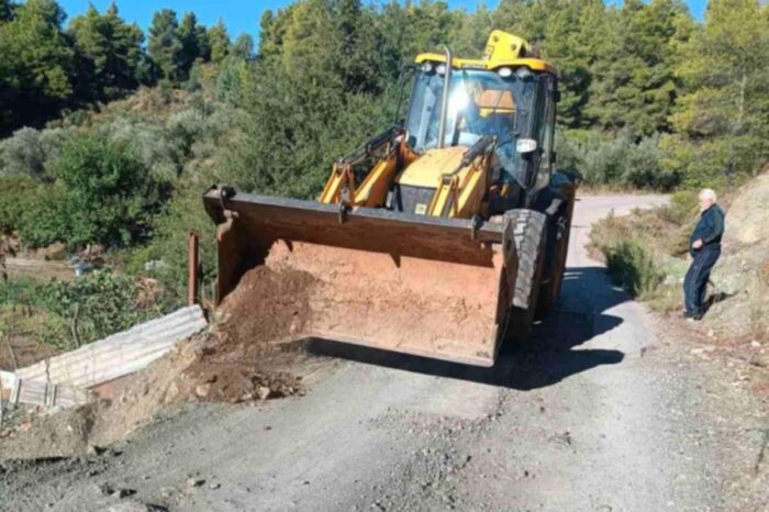 Ξεκίνησε η αποκατάσταση του δρόμου Σταυρός - Κοντοδεσπότι