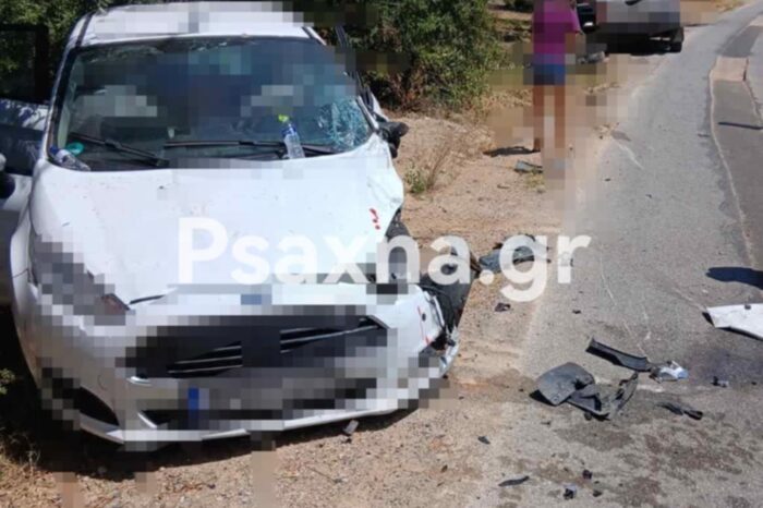Σοβαρό τροχαίο στην Εύβοια