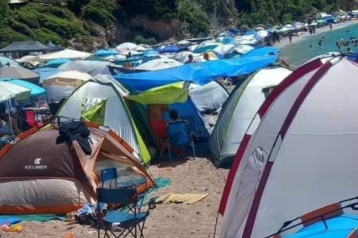 Πρόστιμα στο Λιμνιώνα για σκηνές και τροχόσπιτα μετά από ελέγχους  της Αστυνομίας