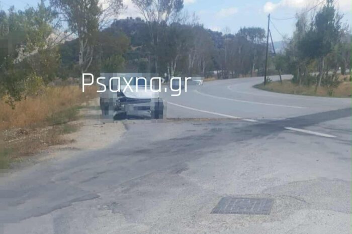 Τροχαίο ατύχημα στην Ερέτρια