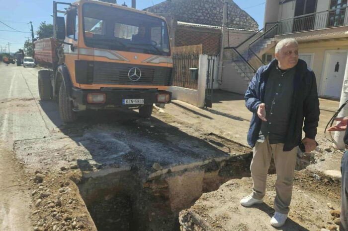 Καστέλλα:Ξεκίνησαν οι εργασίες για το έργο της αποχέτευσης των λυμάτων
