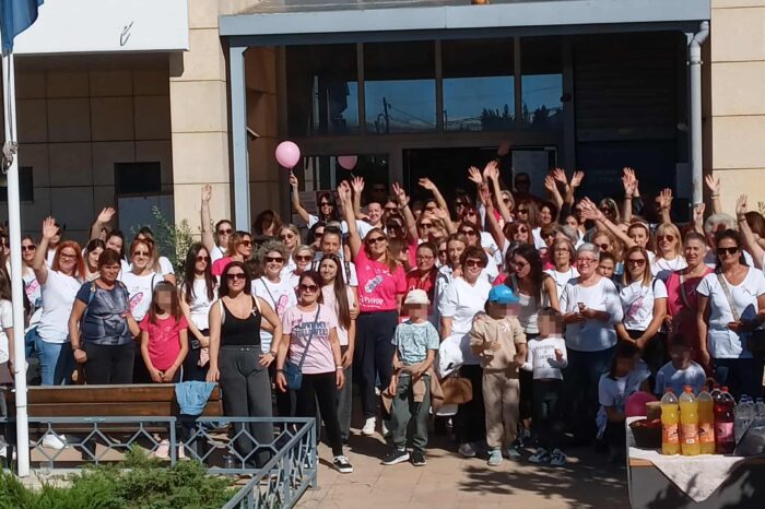 Περίπατος με συμβολικό χαρακτήρα κατά του καρκίνου του Μαστού στα Ψαχνά