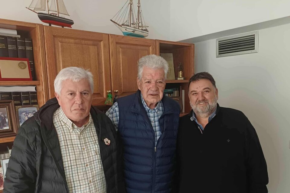 Συνάντηση Υποψηφίου Προέδρου ΔΕΕΠ Ευβοίας Μιχάλη Καλαβρή με τον πρώην Υπουργό Λευτέρη Παπαγεωργόπουλο